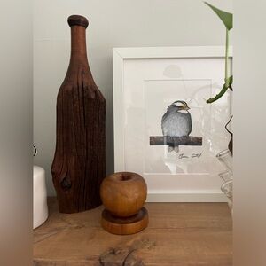 Vintage wooden Apple